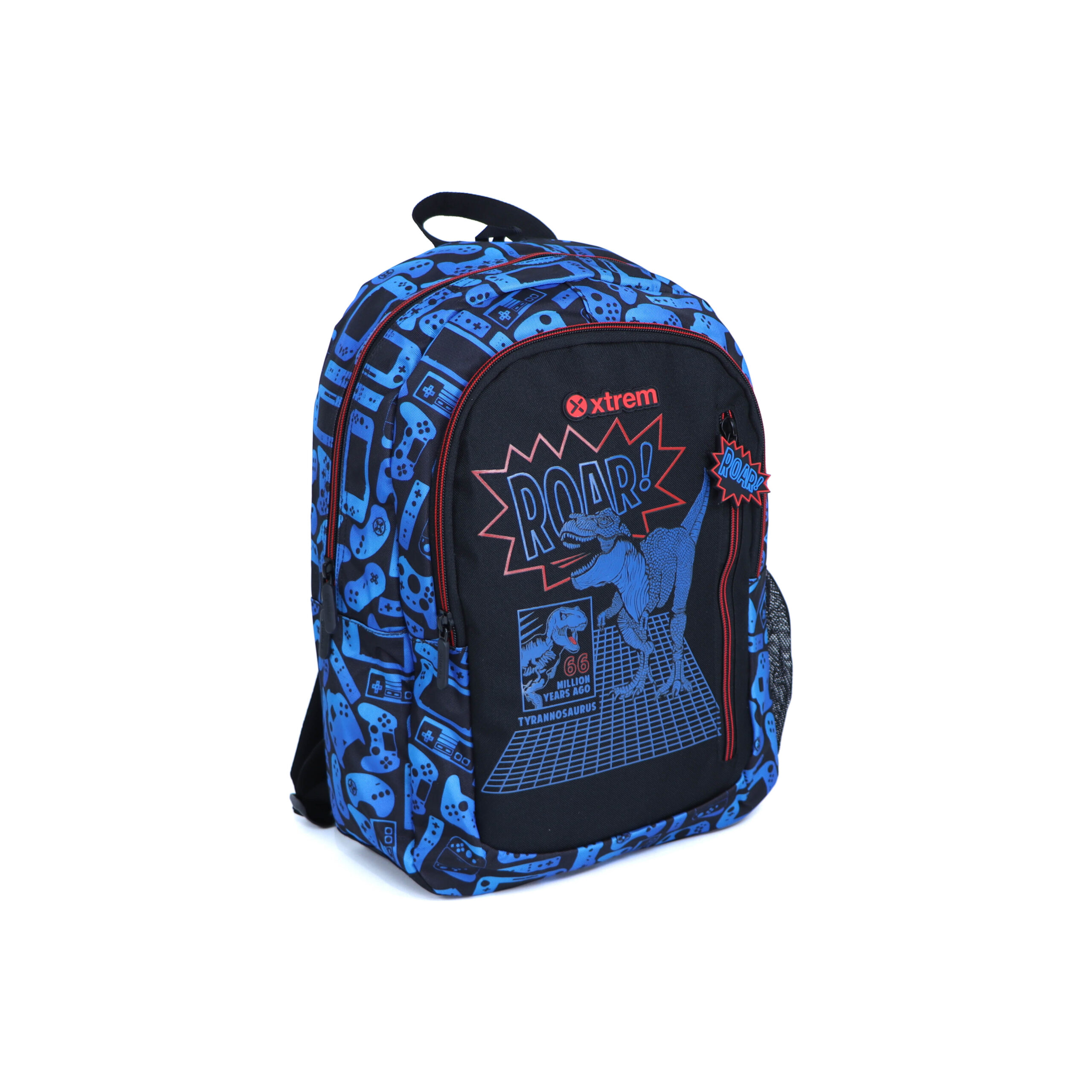MOCHILA XTREM DINOSAURIO AZUL - Image 2