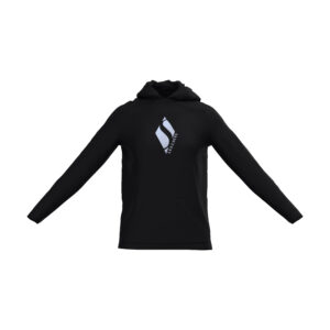 SKECHERS SUDADERA NEGRO